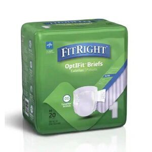 FitRight OptiFit Ultra Incontinence Briefs Ultra 20